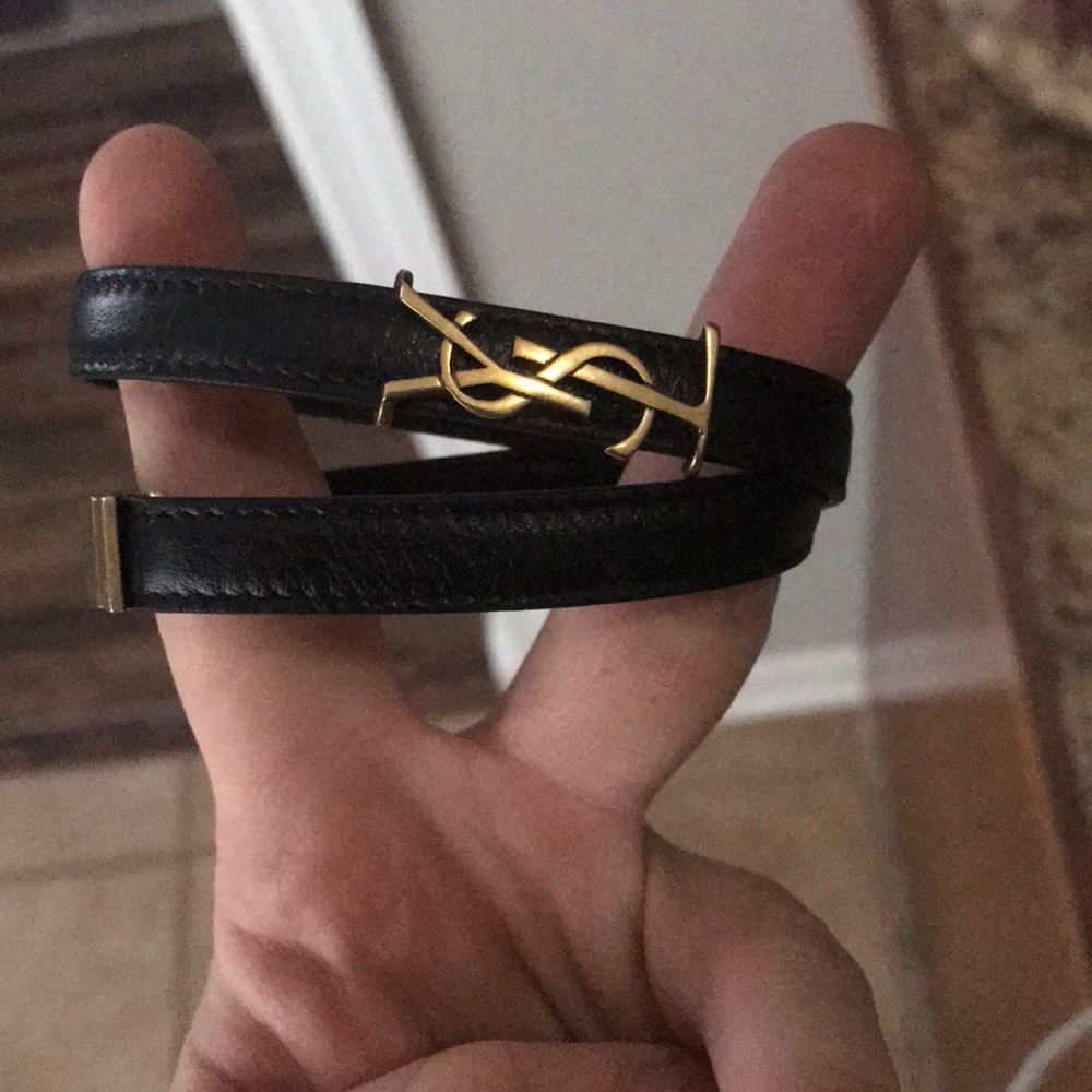 YSL double wrap bracelet